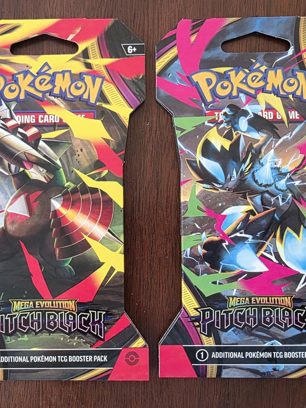 2 Packs Of Pokemon Pitch Black